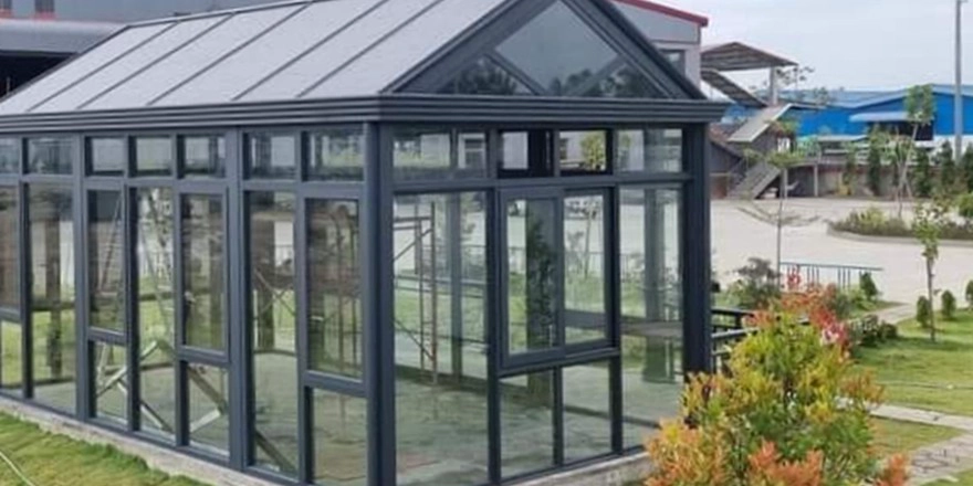 sunroom insulated glass facade