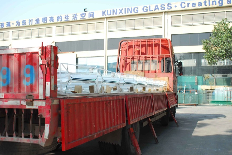 Hot bending glass