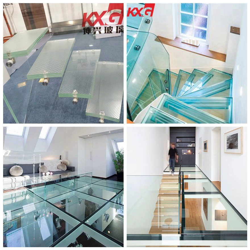 anti-slip glass floor