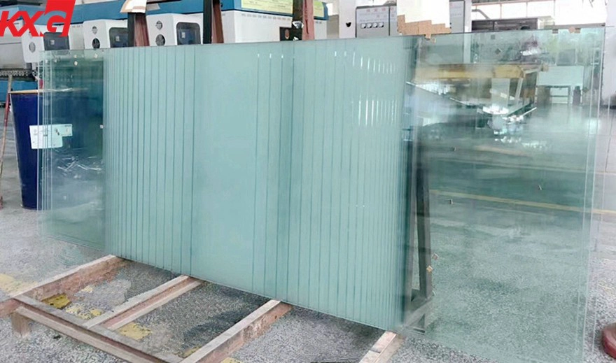 frosted tempered safety glass