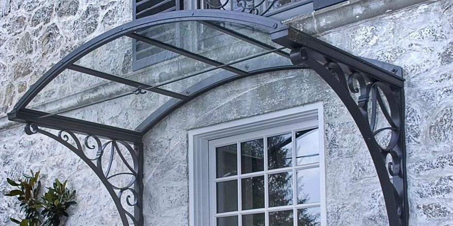 curved tempered canopy glass beauty canopy fence