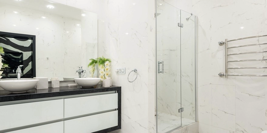 12mm tempered glass shower door glass
