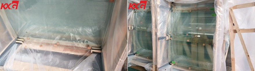 safety 8mm curved glass packaging