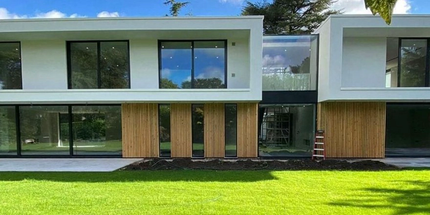 facade glass curtain wall building glass
