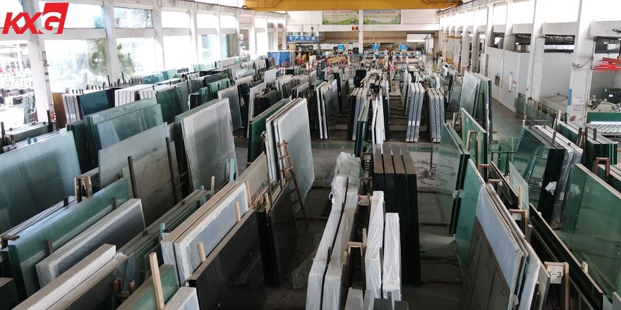 float glass warehouse glass process factory