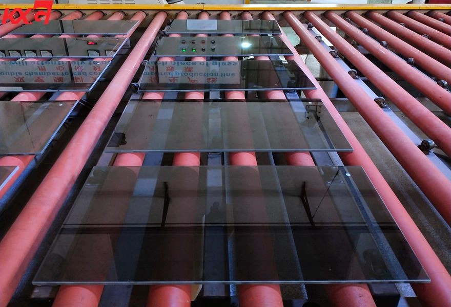 gray reflective glass