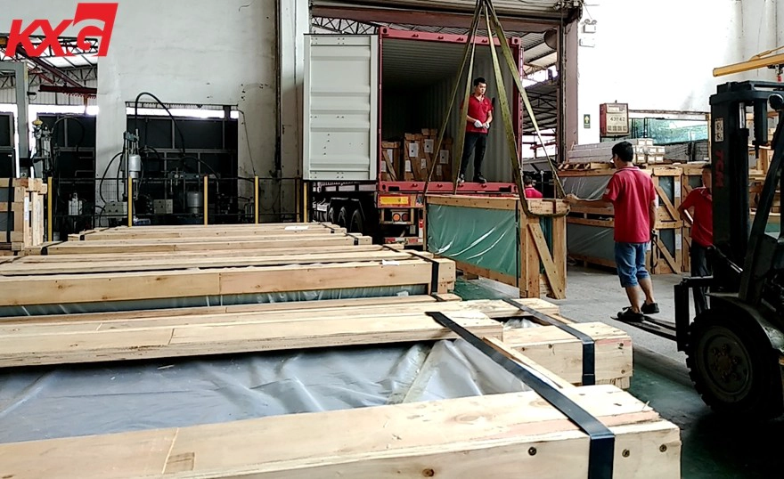 Packing of 6mm extra clear tempered glass