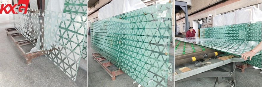 jumbo size color silkscreen printing tempered glass