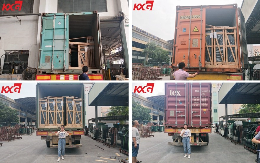 Australian customer glass loading