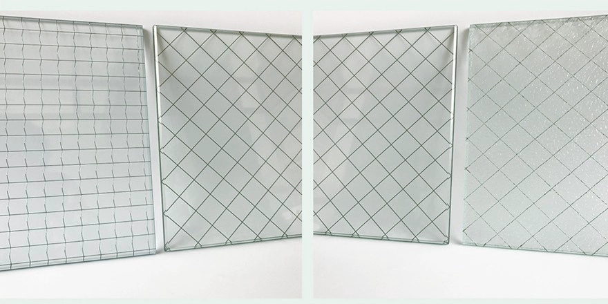 wired decorated glass anti-fire glass for window