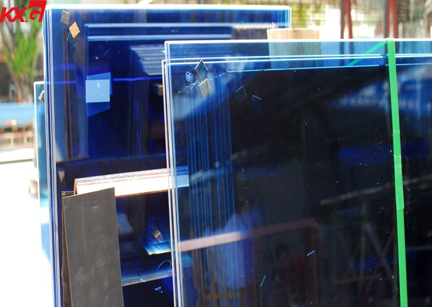 ford blue reflective glass