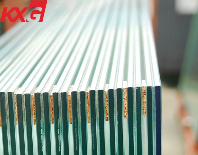 PVB film Laminated clear tempered glass