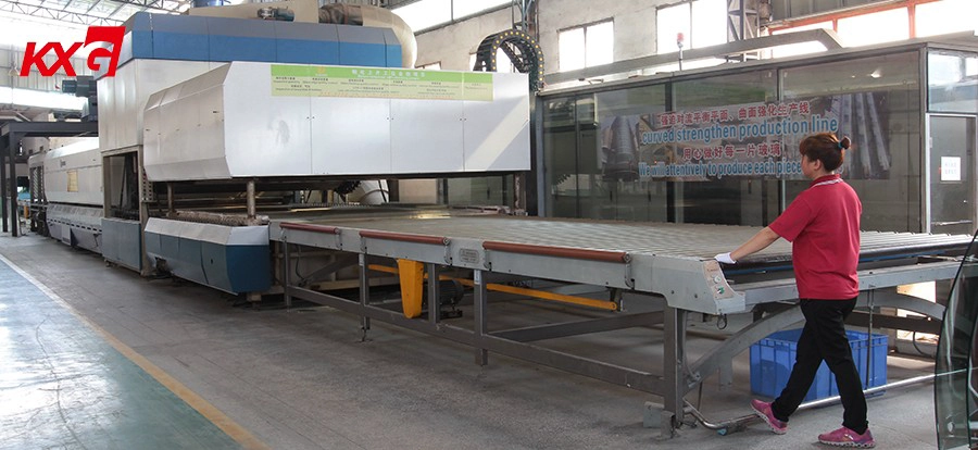 KXG Curved tempered glass making furnance