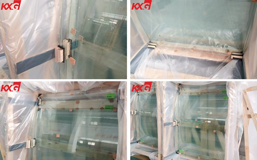 12mm flat curved toughened glass packing