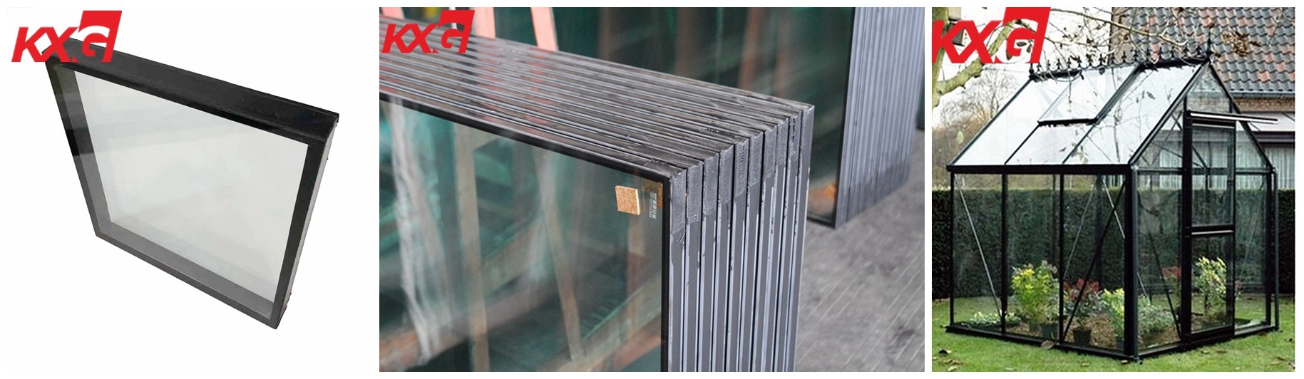 Glass factory toughened laminated low e energy saving insulated glass facades