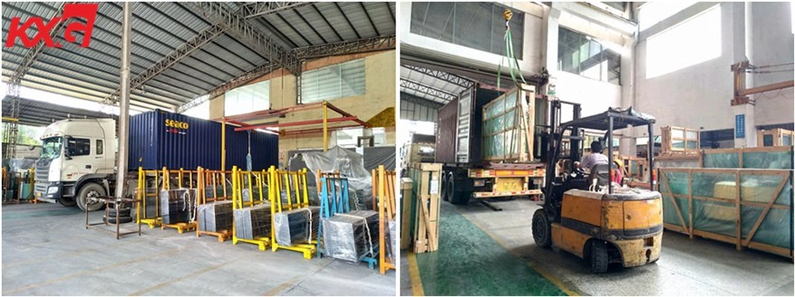 KXG exports frosted tempered glass to Malaysia