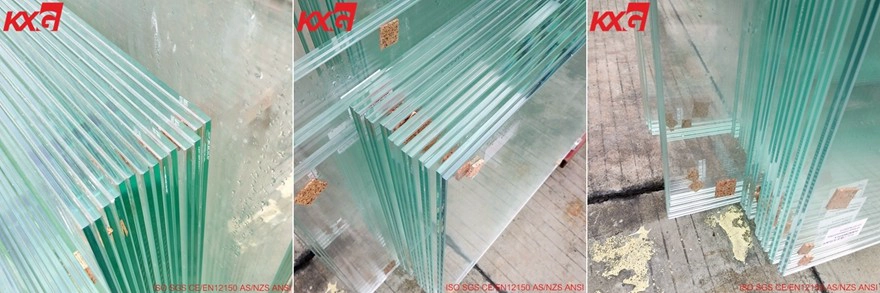 11.52mm clear heat soak toughened laminated glass