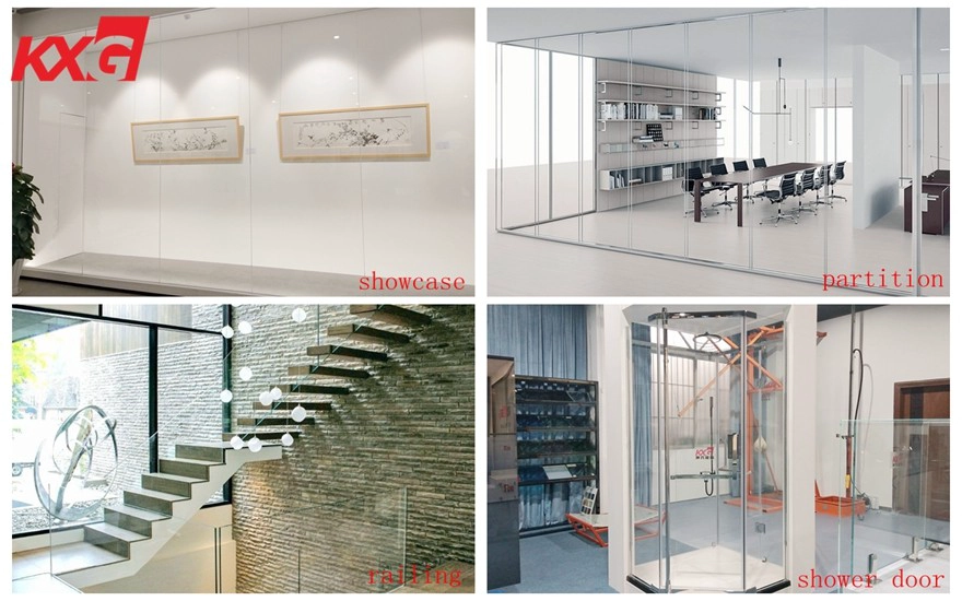 12mm extra clear tempered glass application