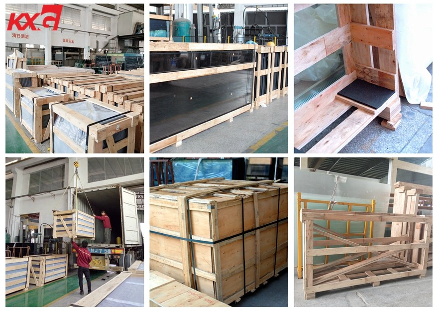 high transmittance offline soft coating low E glass China manufacturer for double glazed glass skylight facade package