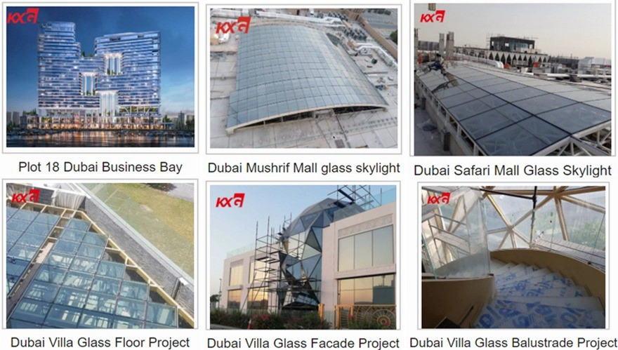 KXG exports toughened laminated glass to Dubai