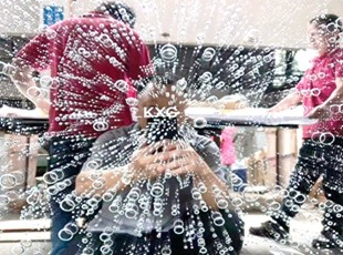 በ Kunxing Glass ፋብሪካ የተገነቡ ልዩ አዳዲስ ምርቶች --- አረፋ ብርጭቆ