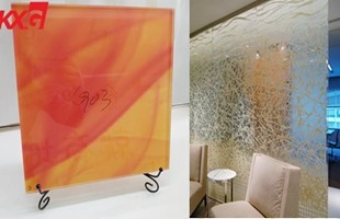 Decorative glass application Decorative glass application