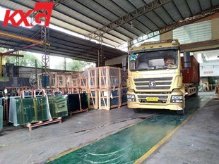 KXG exports frosted tempered glass to Malaysia KXG exports frosted tempered glass to Malaysia