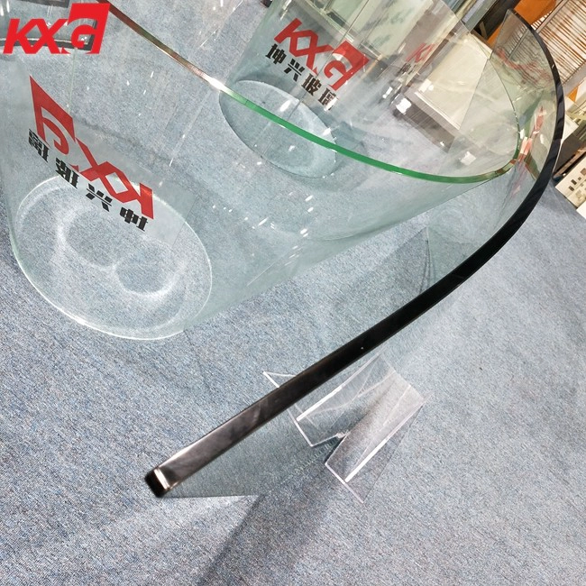 El panel de cristal de barandilla curvada 12 mm, barandilla de cristal curvada moderó precio de fábrica