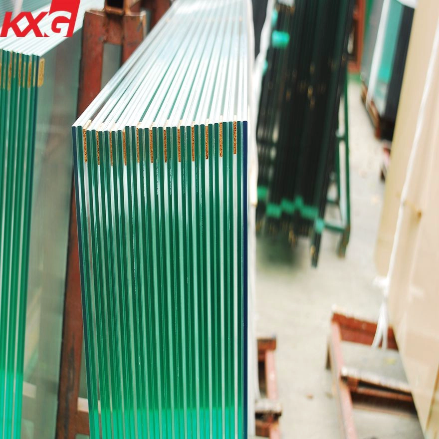 664 vidrio laminado templado transparente, fábrica de vidrio laminado endurecido de seguridad de 13.52 mm