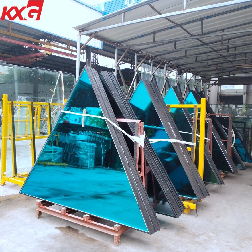 China Building construction glass curtain wall heat reflective glass insulated glass, architectural tempered solar control soft coating double glazing glass manufacturer