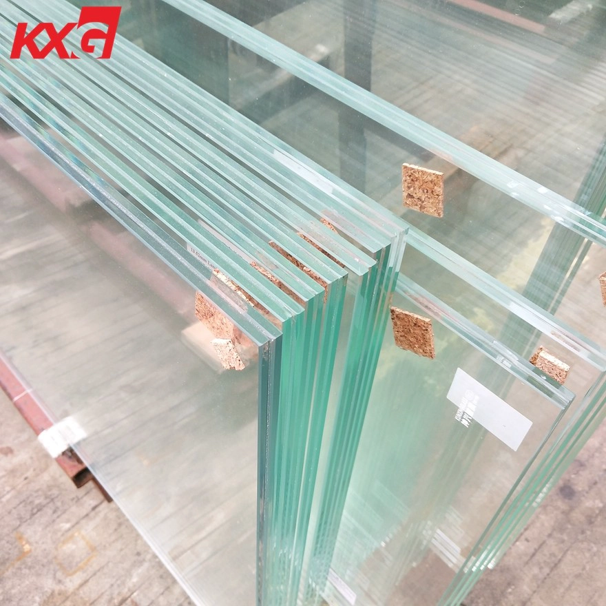 China 12.76 Vidrio laminado templado transparente mm, 662 fábrica de vidrio laminado templado transparente, 6 mm +0.76 Vidrio laminado templado transparente mm PVB + 6 mm fábrica