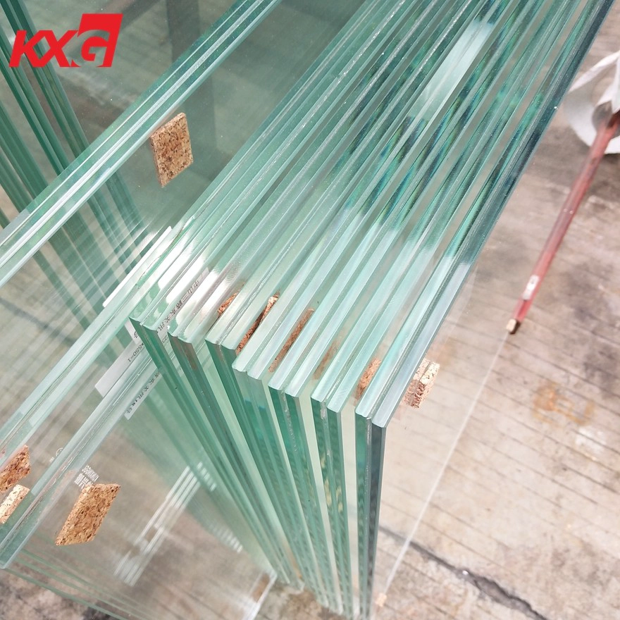 China 12.76 Vidrio laminado templado transparente mm, 662 fábrica de vidrio laminado templado transparente, 6 mm +0.76 Vidrio laminado templado transparente mm PVB + 6 mm fábrica