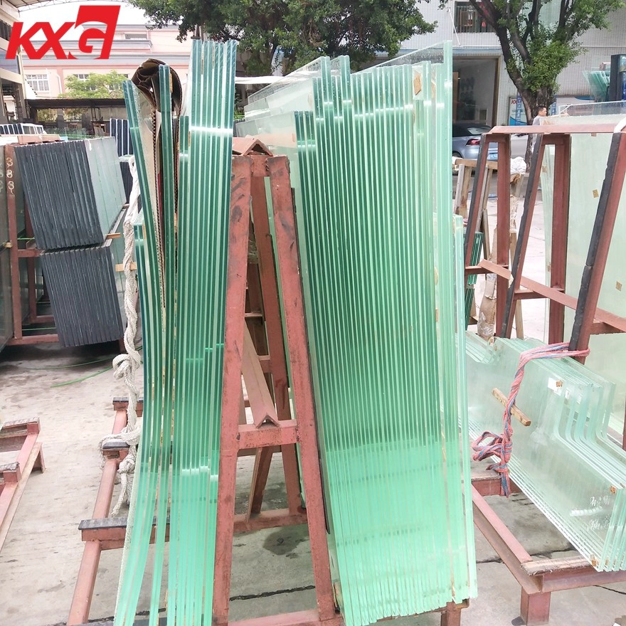 China 12.76 Vidrio laminado templado transparente mm, 662 fábrica de vidrio laminado templado transparente, 6 mm +0.76 Vidrio laminado templado transparente mm PVB + 6 mm fábrica