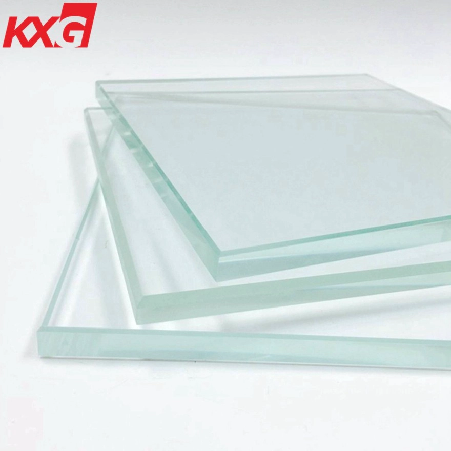 China 19 mm incoloro vidrio templado precio de fábrica, 19 mm precio de vidrio templado de seguridad, 19 mm corte al tamaño de vidrio templado