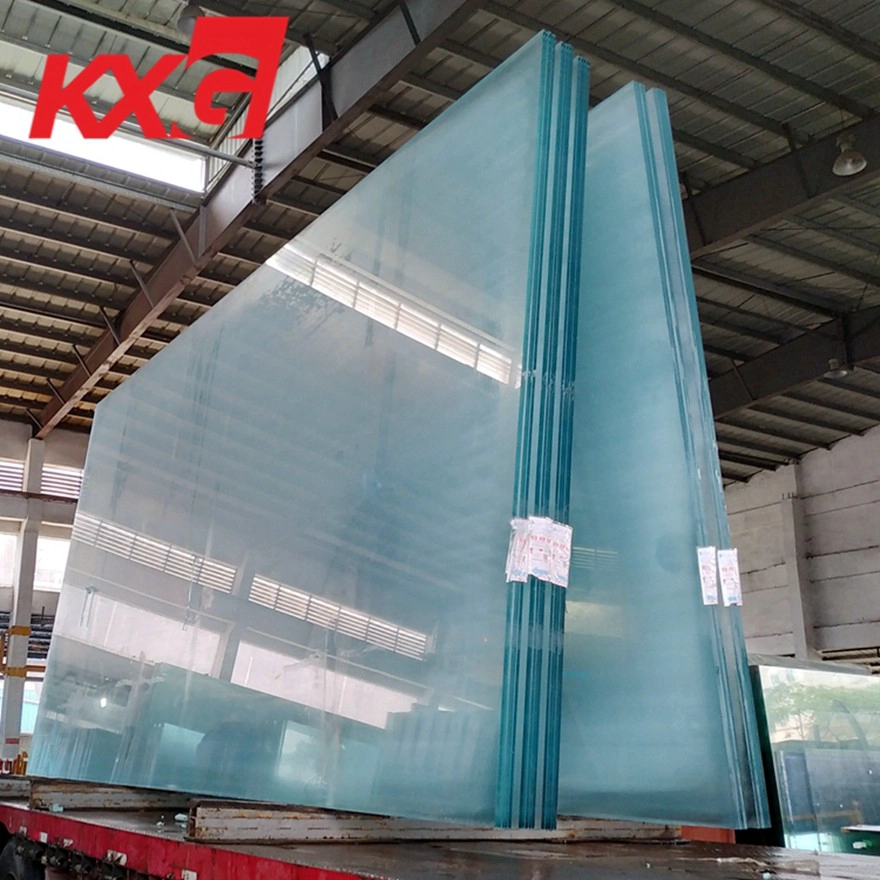 Nhà máy sản xuất kính xây dựng Trung Quốc cung cấp kính cường lực cỡ lớn 19mm, kính cường lực cực rõ