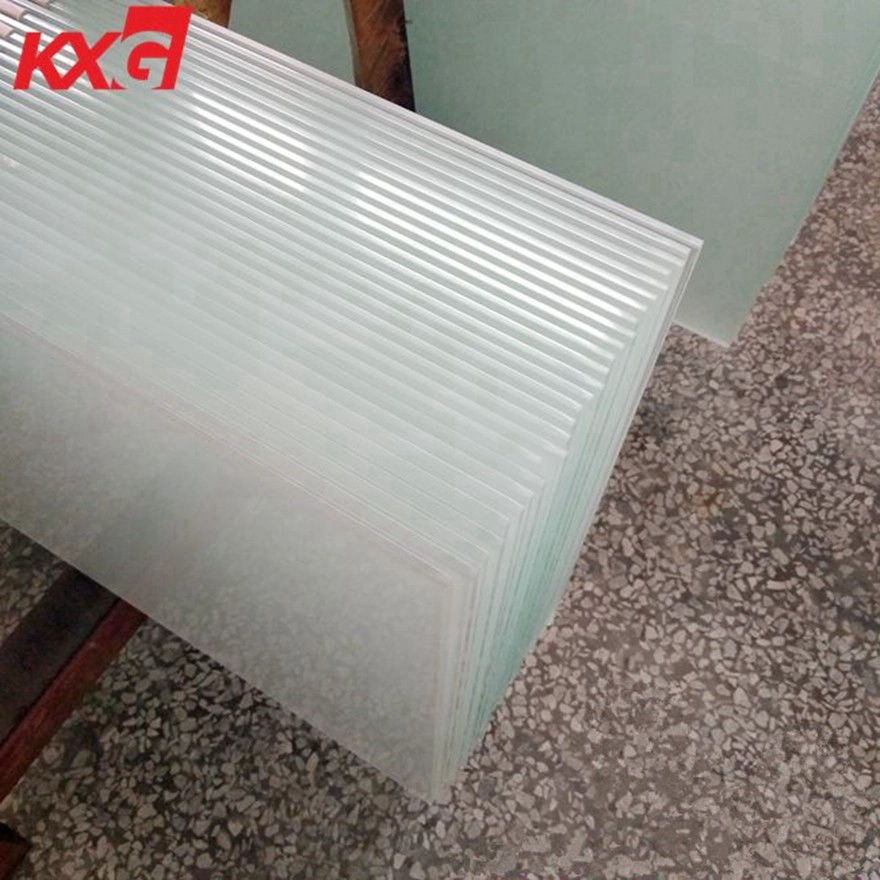 Fábrica de China que procesa el suministro de vidrio 6 mm esmerilado ácido grabado al ácido ácido templado a la venta