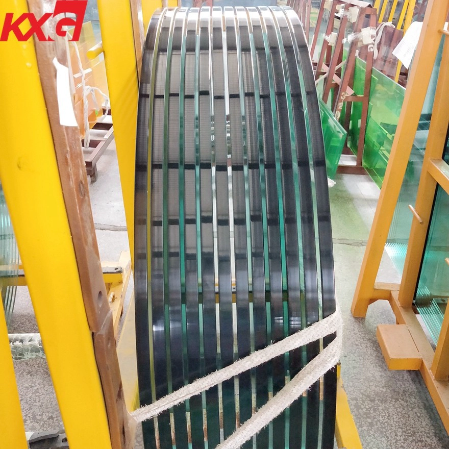 China glass manufacturer wholesale price safety clear round tempered glass
