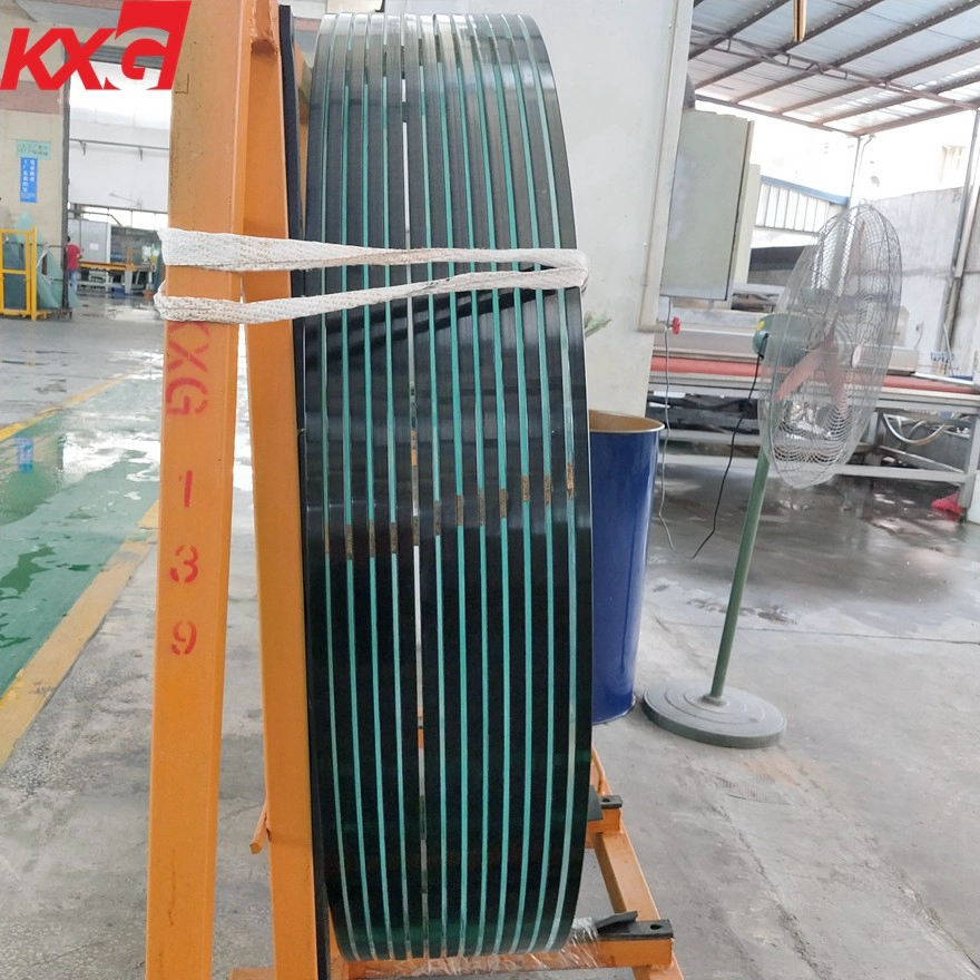 China glass manufacturer wholesale price safety clear round tempered glass