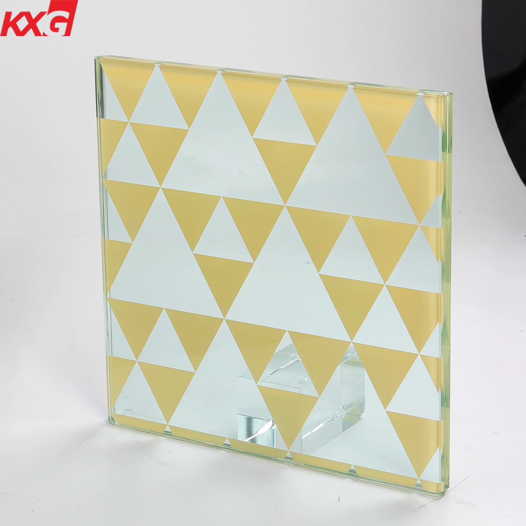 China professional building glass factory 6mm silk screen printed glass for partition wall