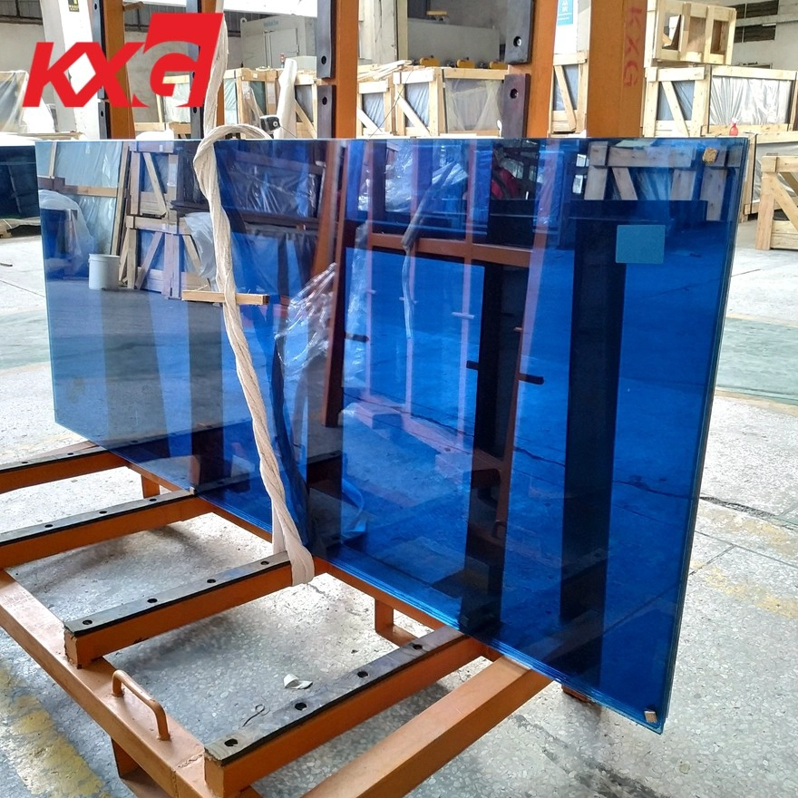 Nhà sản xuất kính an toàn Trung Quốc cung cấp chất lượng tốt 5 mm 6 mm 8 mm 10 mm 12 mm kính cường lực / cường lực ford màu xanh lam