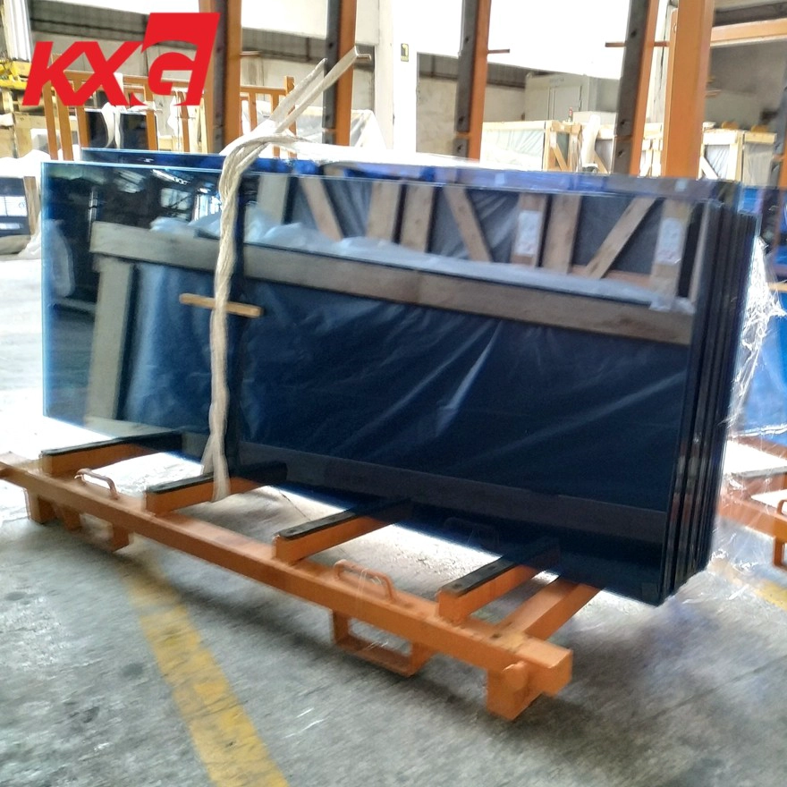 Nhà sản xuất kính an toàn Trung Quốc cung cấp chất lượng tốt 5 mm 6 mm 8 mm 10 mm 12 mm kính cường lực / cường lực ford màu xanh lam