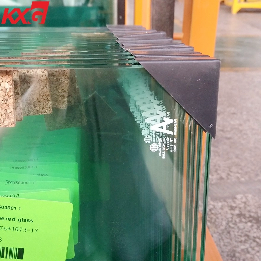 Export to Australian market 12mm clear tempered heat soak glass, 12mm clear toughened heat soak glass factory in China