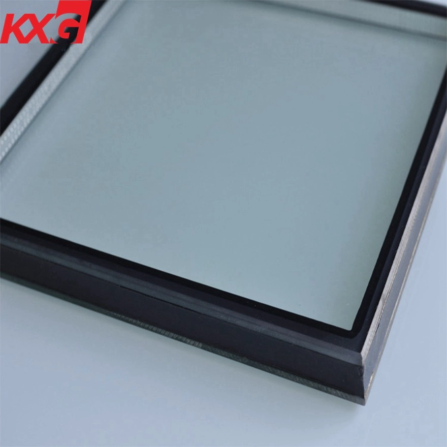 Tingkap facade double glazing units pengeluar penjimatan tenaga rendah E salutan terlindung kaca tirai kaca