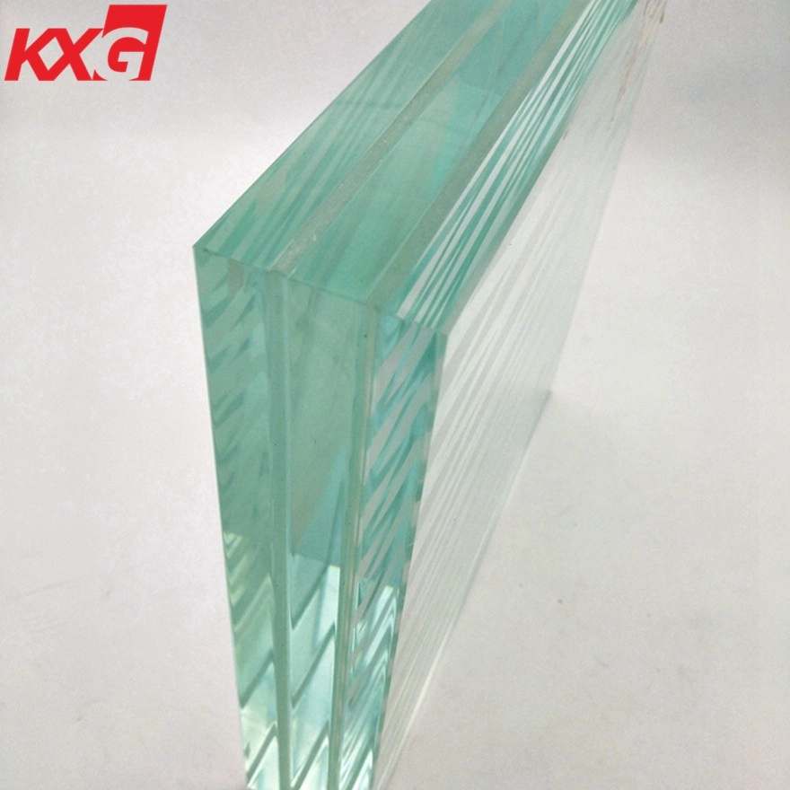 Factory safety triple tempered laminated glass 6+6+6mm,8+8+8mm,10+10+10mm,12+12+12mm
