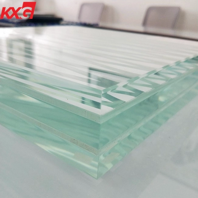 Factory safety triple tempered laminated glass 6+6+6mm,8+8+8mm,10+10+10mm,12+12+12mm