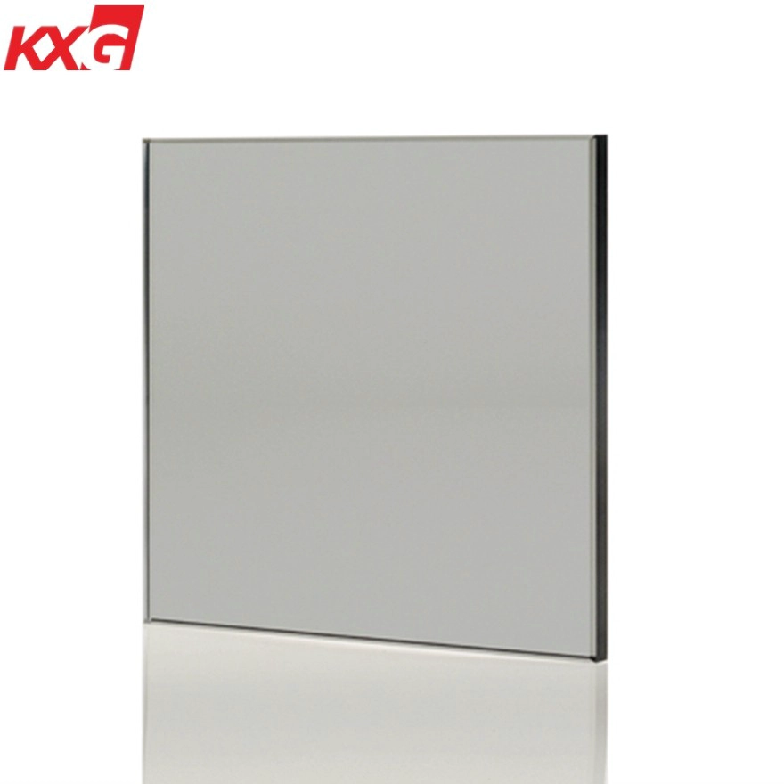 Furniture decorative glass 5mm 6mm dark gray black color tempered hardened glass factory suppliers