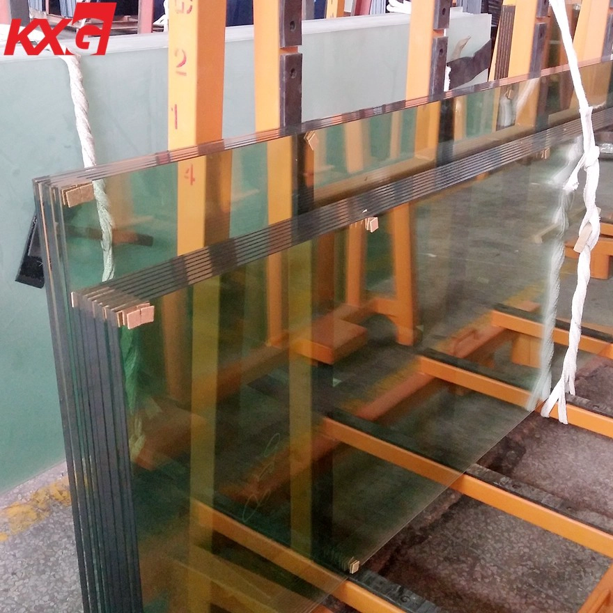 Good price 11.52mm heat soaked test tempered laminated safety glass, 554 heat soaked test toughened laminated glass factory