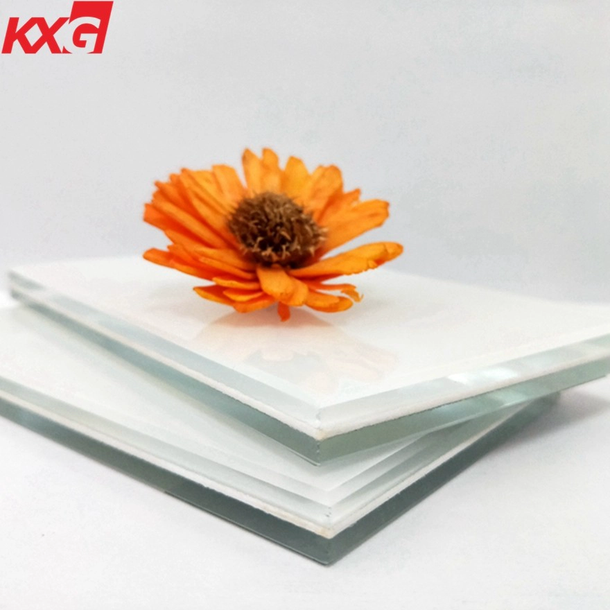 Buena calidad 6.38 mm 11.52 mm cerámica blanca porcelana blanca película de color blanco laminado fábrica de vidrio China