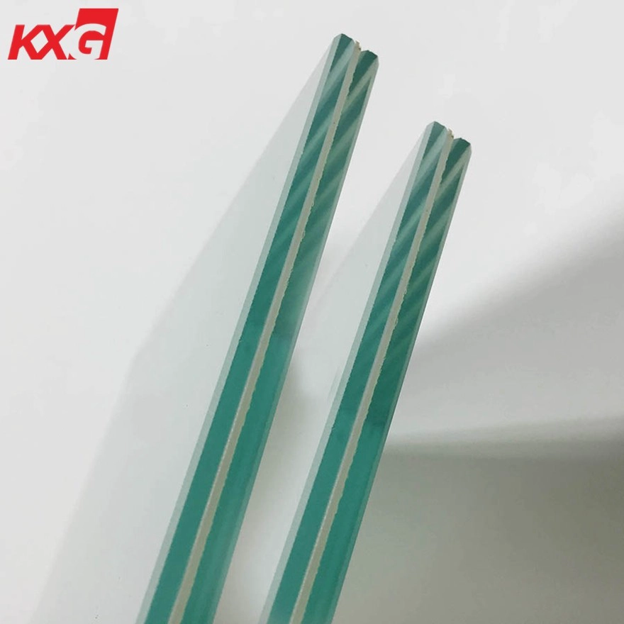 Escalera de valla de barandilla de vidrio templado ultra claro 11.52 mm 13.52 mm PVB SGP vidrio laminado