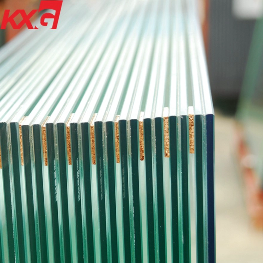 Escalera de valla de barandilla de vidrio templado ultra claro 11.52 mm 13.52 mm PVB SGP vidrio laminado